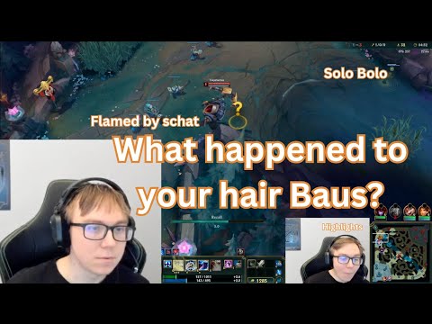 Baus has a new hairstyle and schat is (not) impressed 🥵