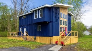 4‑Bed Shipping Container Home on 5 Acres – $350K Near Finger Lakes
