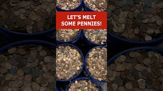 Let’s Melt Some Zinc Pennies!   #melting #coincollecting #coinrollhunting