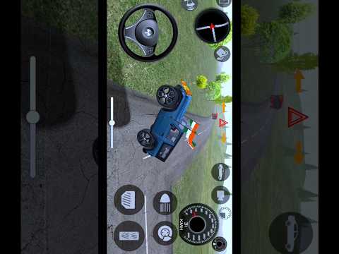 Mahindra Thar Lovers. Jai Veeru Song 🚨🔥 indian car simulator 3d game... red Mahindra thar modified