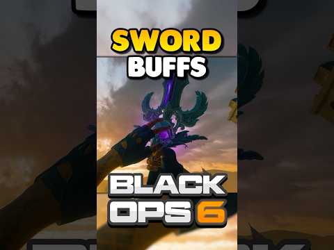 The Sword Buff in Zombies (SECRET CHANGE)