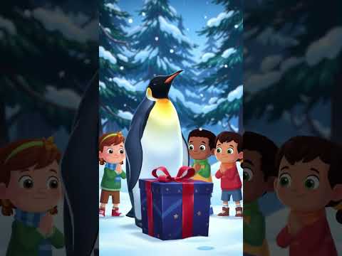 What’s Inside? Penguin’s Snowy Surprise! 🎁🐧❄️ #Shorts