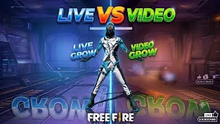 Live v/s video and first video ↗️↘️