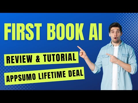 First Book Ai Review & Tutorial - How To Use First Book Ai AppSumo Lifetime Deal