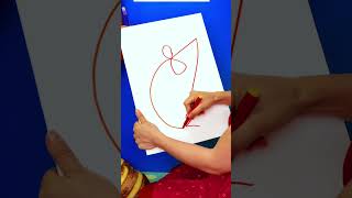 🐭 How to Draw a Mouse from Numbers! ✏️🎨 #kids #art
