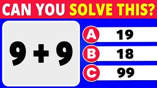 Can You Pass This Maths Quiz? | Ultimate Math Quiz Challenge! ➗🤓✖️