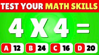 Pass This Maths Quiz Challenge! 50 Questions from Easy to Impossible 🧠🔥