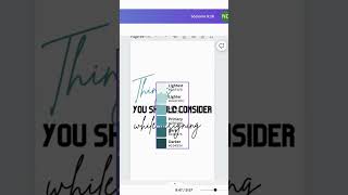 Canva Shade app |Amazing Trick to apply colour in design 😍 #canvaapp #canvatips #shorts