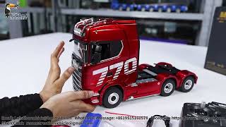 AFFORDABLE!!  HUINA 1501 Red 770S  RC tractor Truck Toy - REVIEW