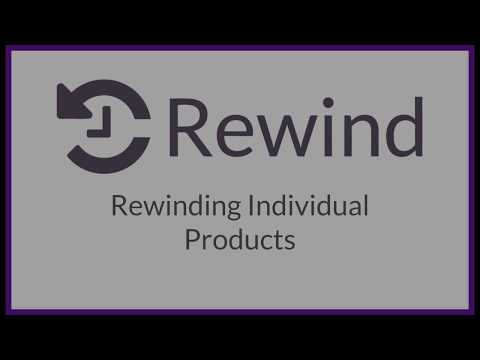 BigCommerce: How to Rewind Individual Products [Rewind App Tutorial]