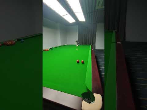 Training my 8 year old student Guan Hanlin at Yushan International Billiards Academy China