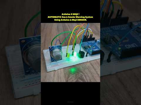 arduino and mq2 gas sensor project #arduino #arduinoproject #robotics #electronic #shorts