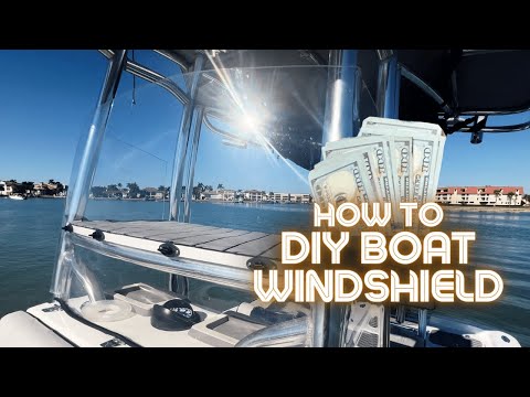 How to DIY boat windshield, (SAVED OVER $3000!!!) with plexiglass from Home Depot