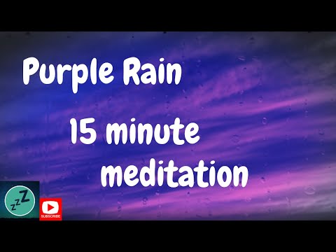 15 MINUTE MEDITATION Soothing Rainfall Relaxing Nature Sounds Stress & Anxiety Relief Falling Rain