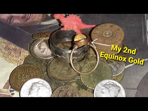 Equinox 800 Finds Coin balls, Silvers, 2 Rings and Buttons #8