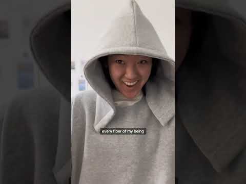 Making an Aritzia Hoodie DUPE #hoodie #sewing #thriftflip #thrifting #diy