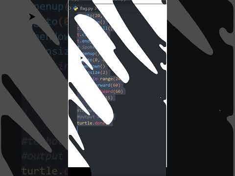 🇮🇳Python Code to Create the Indian Flag | Celebrating India's National Symbol