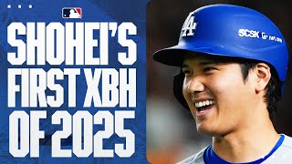 Shohei Ohtani's first extra-base hit of 2025 is a double! (Tokyo Series highlights) | 大谷翔平ハイライト