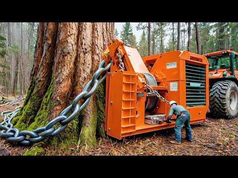 What Happens When Trees Meet Monster Machine? Watch These Beast Shred, Crush, and Tear Through Trees