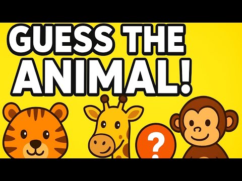 Guess the Animal Quiz for Kids 🐾 | Fun Animal Sounds & Facts Game