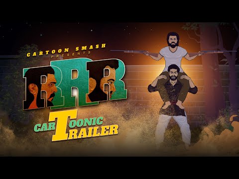 RRR Re-Release Animated Trailer | SS Rajamouli | NTR, Ram Charan | Cartoon Smash