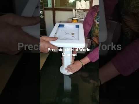 POS kiosk stand by Precision Metal Works #kioskbusiness #posbillingsoftware #feedback #tablet