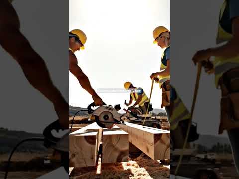 Golden Hour Build – 3 Workers, Framing Talk & Satisfying Sounds