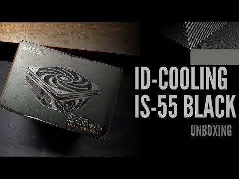 ID-COOLING IS-55 BLACK CPU COOLER UNBOXING