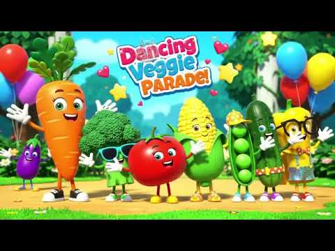 VEGGIES SONG for KIDS | Learn Vegetable Name, Songs for KIDS Cartoon #kidsongs #vegetablesongs