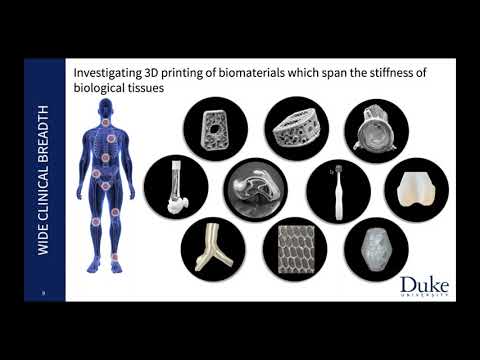 3D Printed Biomaterials   Research from Duke University