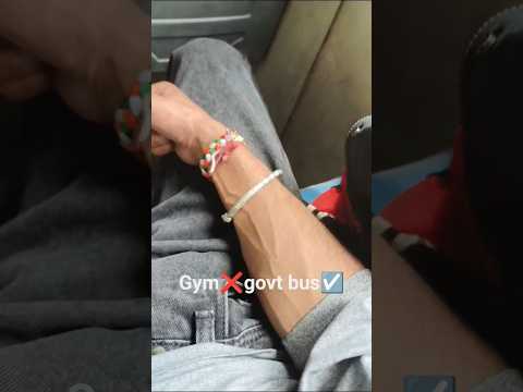 Gym❌govt bus☑️-🤣Gym chhodo sarkari bus hi kafi he😂#fitness #shorts#travel#trending#facts #gym #viral