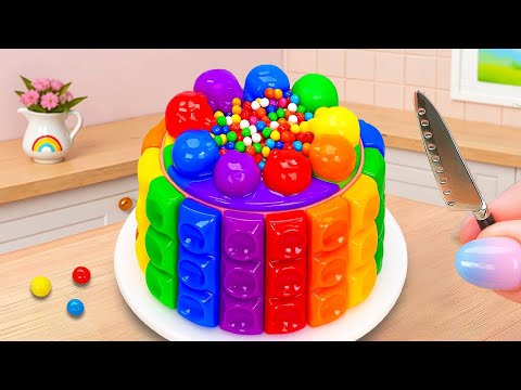 Joyful Rainbow KitKat Ice Cream Cake 🍫 Melting with Magic Cake Flavors 🍦 Cake In Wonderland