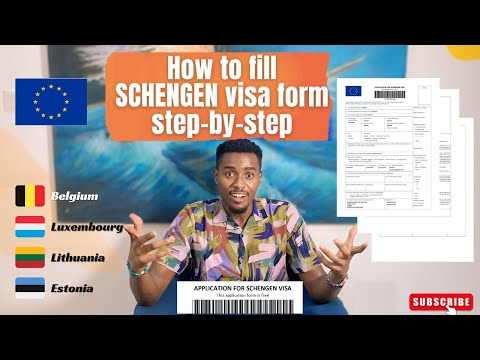 How to Fill the SCHENGEN VISA Form Online in 2025 for Your Visa Application