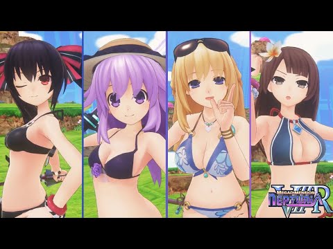 Megadimension Neptunia VIIR - All Character Victory Animations