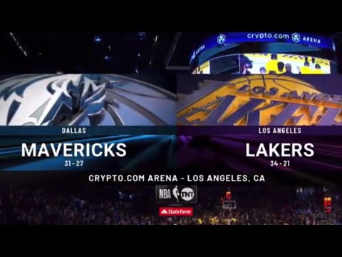 Mavericks vs Lakers NBA On TNT Intro/Theme 2/25/25 | NBA 2025