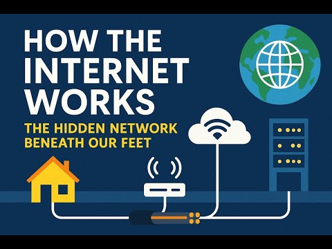 How the Internet Works 🌐 | The Hidden Network Beneath Our Feet (Explained Simply & Free)