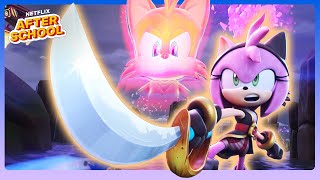 Sonic's Sky PIRATE Battle! 🏴‍☠️💥 Sonic Prime | Netflix Family