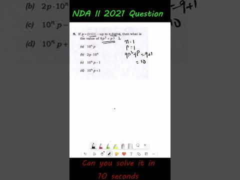 Can you solve it in 10 seconds???? #ndatricks #nda2025 #ndamaths #ndapastyearquestion