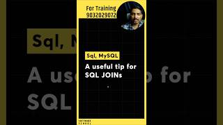 Learn SQL JOINs Tip | SQL Tutorial For Beginners | MySQL Tutorial | Backend #coding #softwarelife
