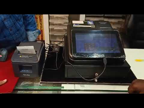 billtouch with cash drawer with attached externer printer