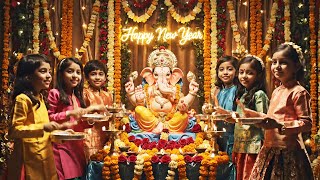 Happy New Year Ganpati Bappa 🎉 | Bal Ganesh Blessings | New Year Short 2026