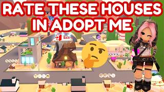🔴 How would you rate these HOUSES in ADOPT ME? #adoptme #roblox