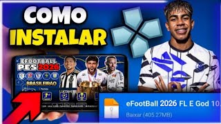COMO BAIXAR E INSTALAR O PES NO PPSSPP 2026 🥳