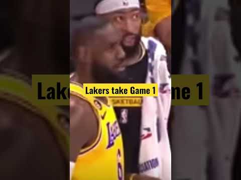 LAKERS TAKE GAME 1 #nba #warriors #lebronjames #nbatoday #stephencurry #playoffs #lakers