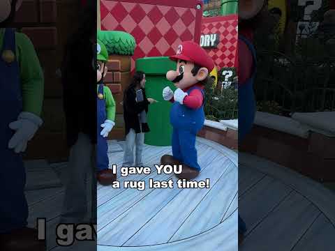 Giving a Rug to Luigi