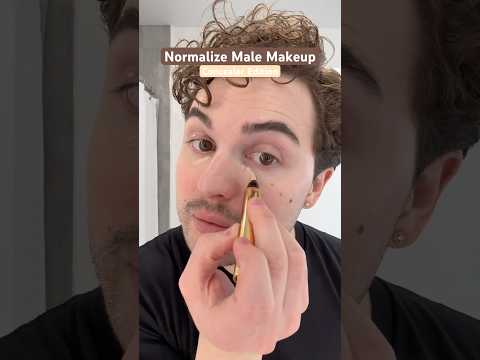 How to start wearing concealer to look more awake #skincare #malemakeup