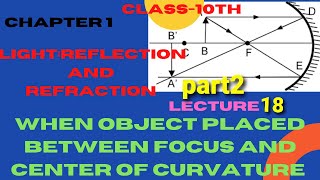 #Light #ReflectionandRefraction image Formation in a Concave mirror|Class10 NCERT l Part2 lS chand