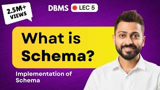 Lec-5: What is Schema | How to define Schema | Database management system in Hindi
