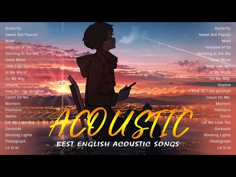 Best English Acoustic Songs Of All Time - Popular Love Songs Acoustic Cover