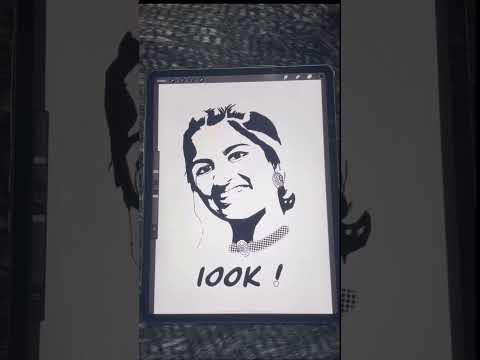 Tani malayali!! Stencil art || Easy Drawing